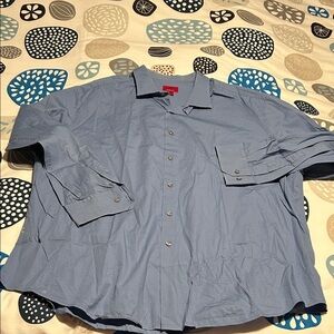 Alfani Slim Fit Stretch Shirt in Light Gray